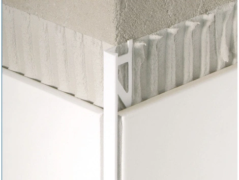 Blanke Fliesenschiene silbergrau 2500x8 mm