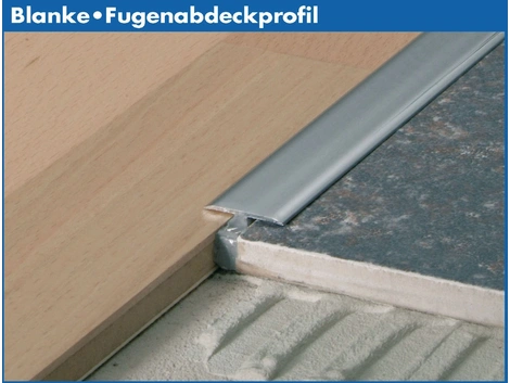 Blanke Fugen-Abdeckprofil Messing glanzverchromt 2500x14 mm