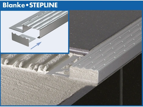 Blanke Stepline Stufenprofil Edelstahl 2500x11 mm