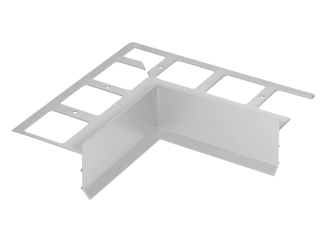 Blanke Balkon-Innenecke Alu edelst. f. 80 mm 10,5 mm