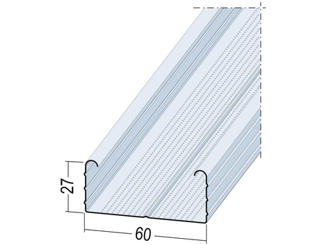 C-Deckenprofil 60/27 4,00 m lang