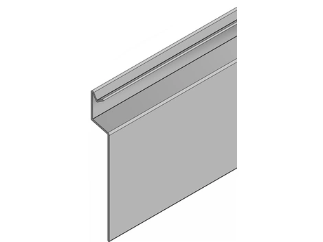 Blanke Rinsys-R Traufabdeckblende Alu edelstahlmet. 2,5 m